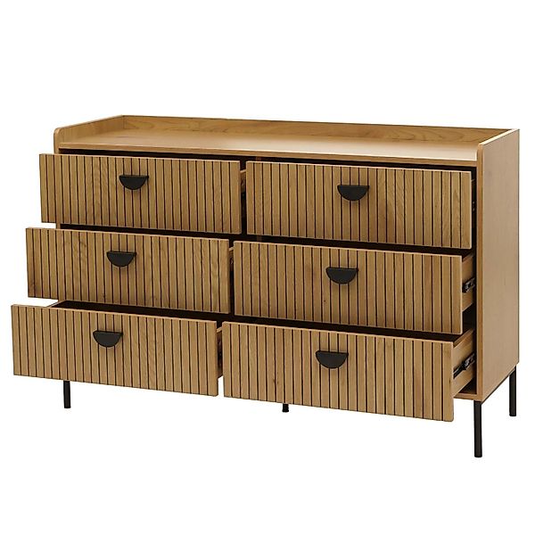 MCW Kommode O39 6 Schubladen Natur günstig online kaufen