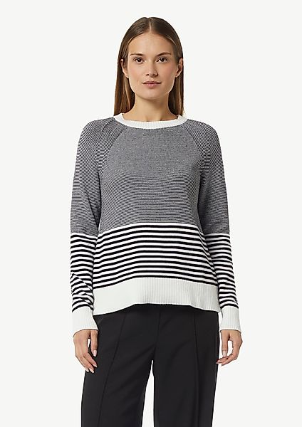 comma casual identity Langarmshirt Baumwollpullover mit günstig online kaufen