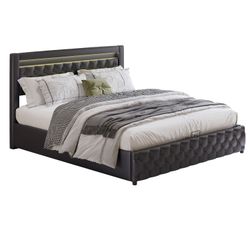 OKWISH Polsterbett mit Lattenrost und Stauraum günstig online kaufen