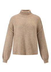 SASSYCLASSY Strickpullover Rollkragenpullover Damen mit Ziernähten günstig online kaufen