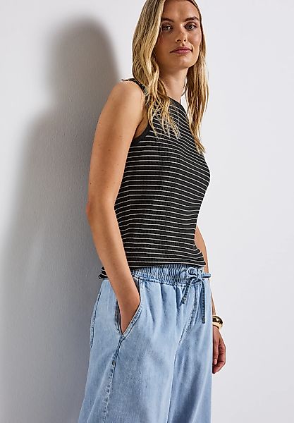 STREET ONE Trägertop, mit Streifen Muster günstig online kaufen