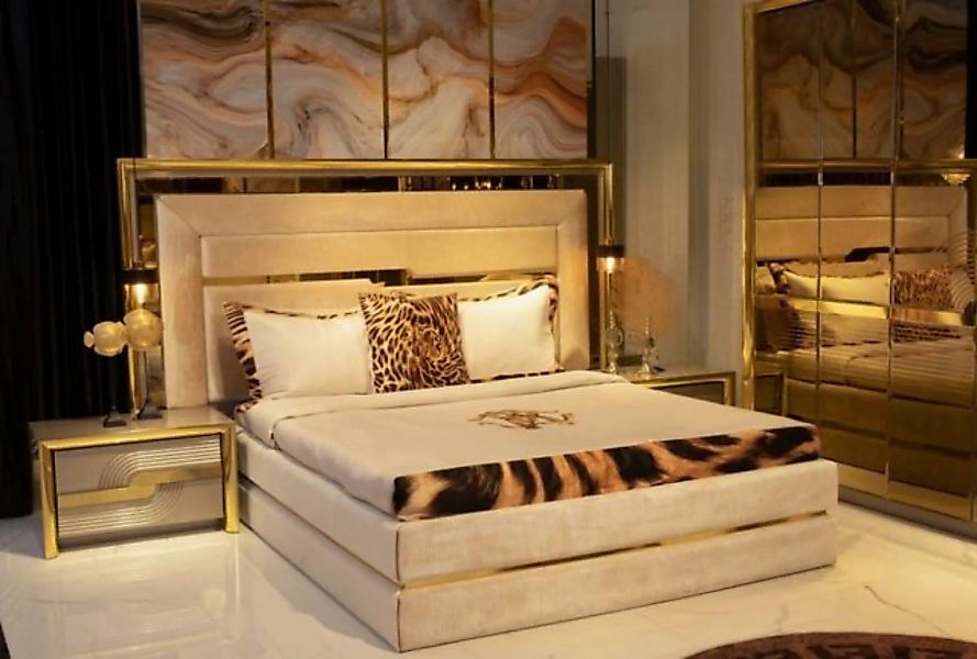 JVmoebel Bett Modern Bett Luxus Betten Barock Rokoko Möbel Hotel Textil Neu günstig online kaufen