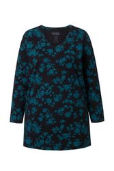 Ulla Popken Longshirt Longshirt Blüten A-Linie günstig online kaufen