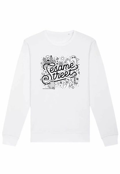 F4NT4STIC Sweatshirt "Sesamstraße Collage Black & White", Premium Qualität, günstig online kaufen