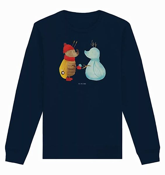 Mr. & Mrs. Panda Longpullover Größe L Nachtfalter Schneemann - French Navy günstig online kaufen