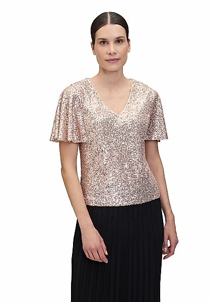 Vera Mont Kurzarmshirt "Damen Blusenshirt kurzarm", 1 Stk. Pailletten günstig online kaufen