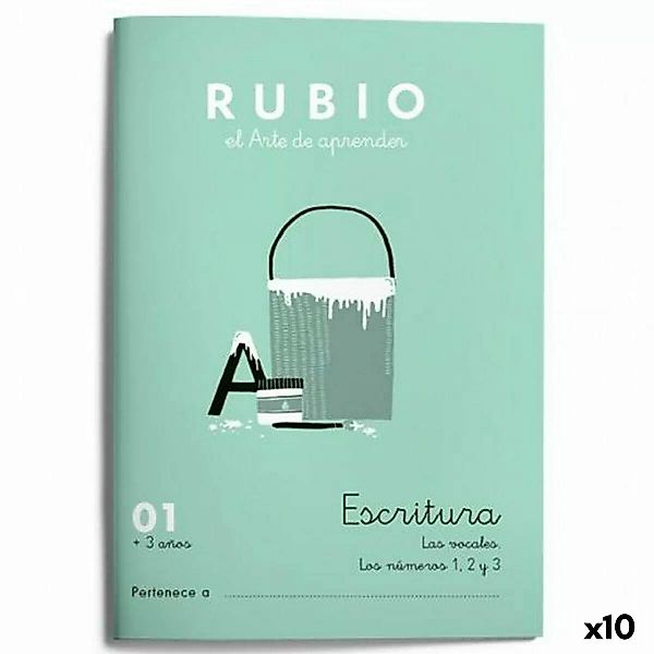 Schreib- Und Kalligraphie-notizbuch Rubio Nº01 Spanisch 20 Bettlaken 10 Stü günstig online kaufen