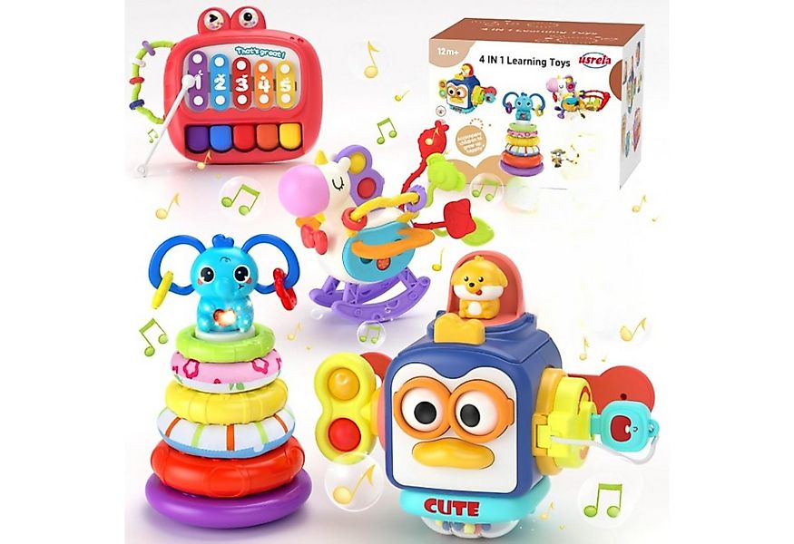 LA CUTE Lernspielzeug Mega Set 4 in 1 Montessori Babyspielzeug Lernwürfel M günstig online kaufen