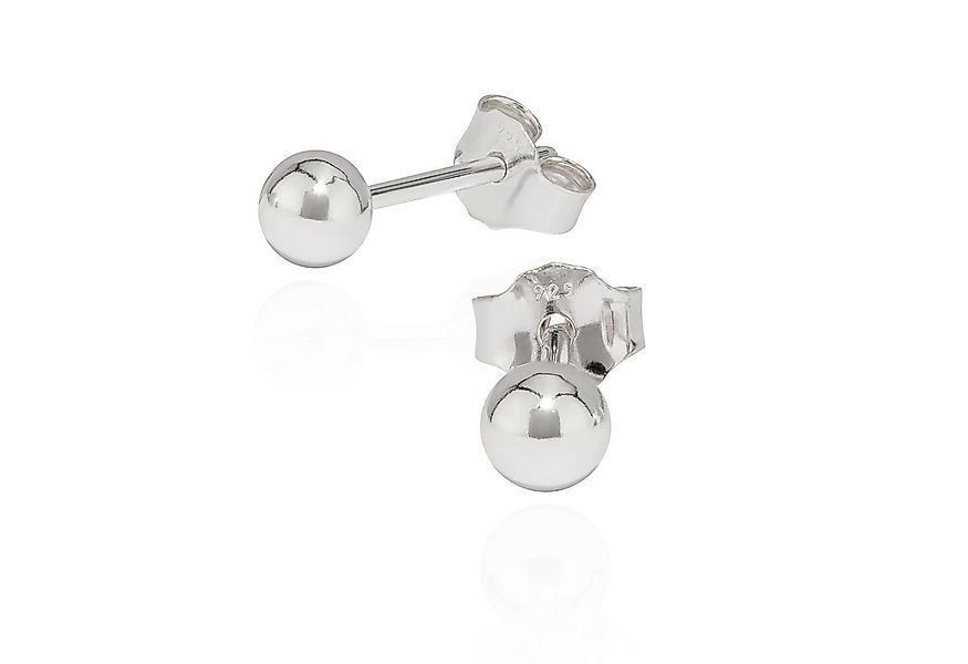 NKlaus Paar Ohrstecker Paar Kugel Ohrstecker 925 Sterling Silber Kugelste günstig online kaufen