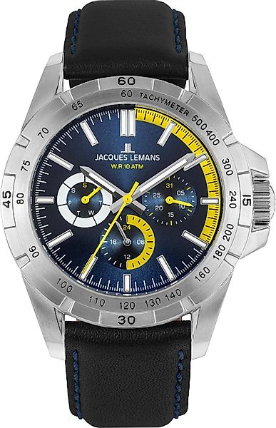 Jacques Lemans Multifunktionsuhr 42-11C, Quarzuhr, Armbanduhr, günstig online kaufen