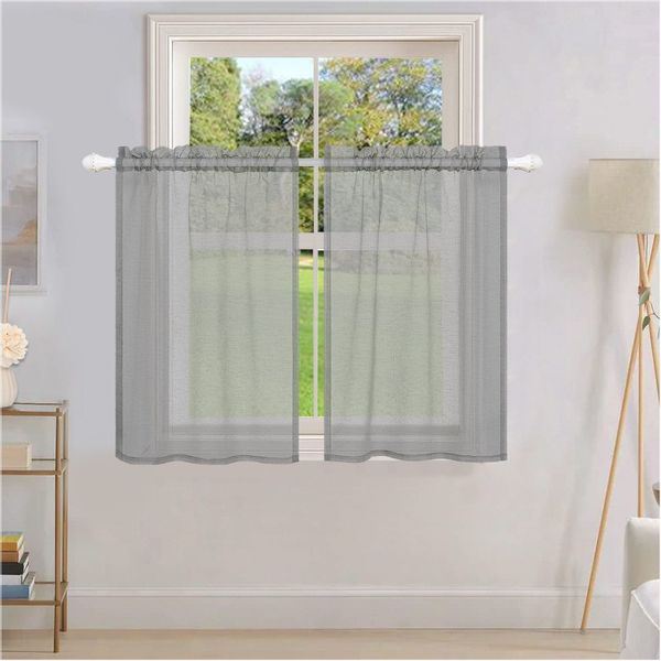 Sunicol Schiebegardine Kurzgardine Wasserdicht, Transparent Bistrogardine, günstig online kaufen