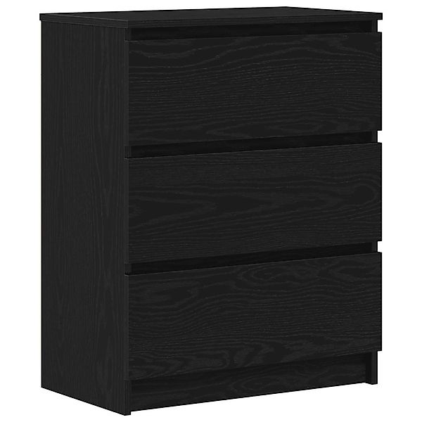 vidaXL Sideboard Schwarz Eichen-Optik 60x35x76 cm Holzwerkstoff 862493 günstig online kaufen