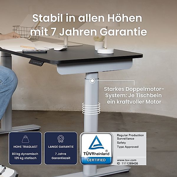 Ergotopia Schreibtisch Desktopia One (elektrisch höhenverstellbarer günstig online kaufen