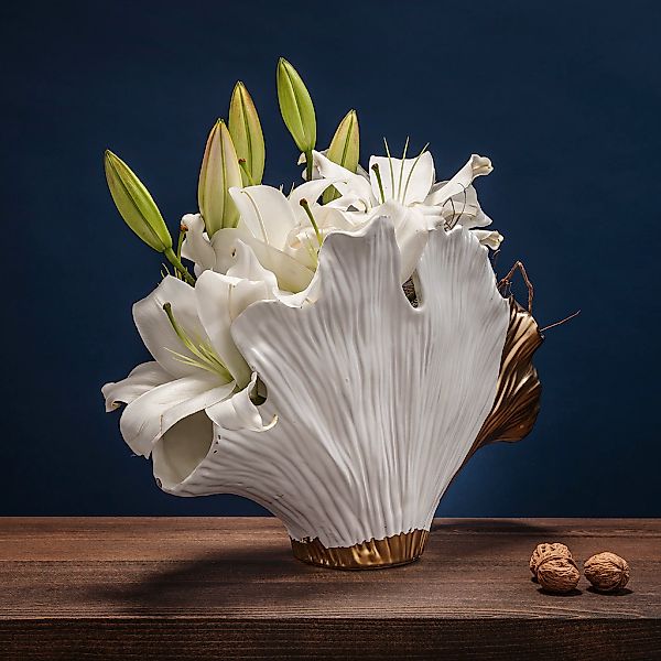 Kare Design Tischvase "Vase Ginkgo Elegance" günstig online kaufen