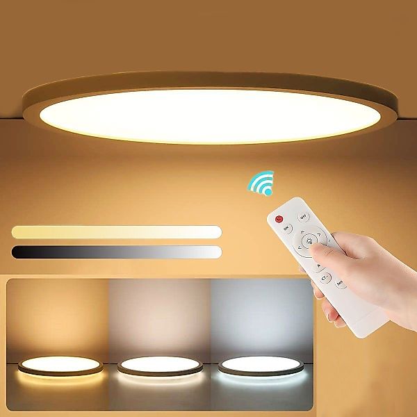 OULENBIYAR Deckenleuchten Ultra Dünn 24W/36W Weiß günstig online kaufen