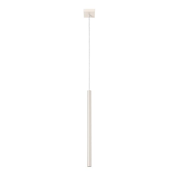 Hängelampe Pastelo, beige, Ø 2 cm, Stahl, 3-flg. günstig online kaufen