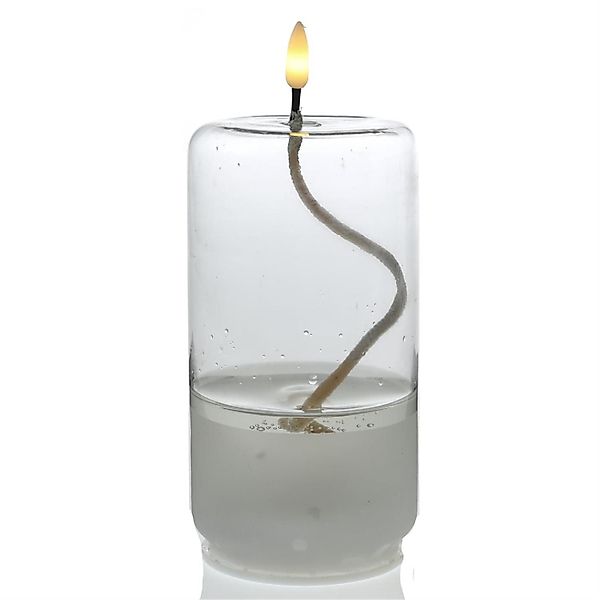 MARELIDA LED-Kerze im Glas Öllampe Flüssigwachs günstig online kaufen