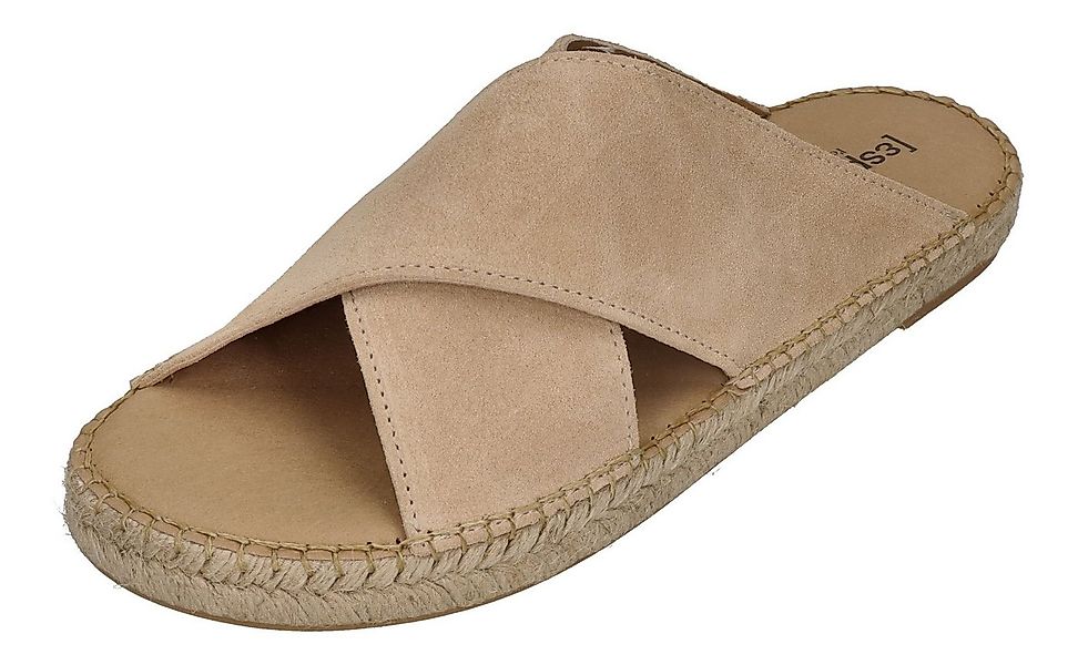espadrij l´originale CROISETTE VELOUR MEN Pantolette Beige günstig online kaufen