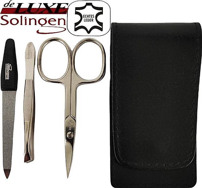 EloModa Maniküre-Etui Solingen* Maniküre Set im Lederetui – Made in Germany günstig online kaufen