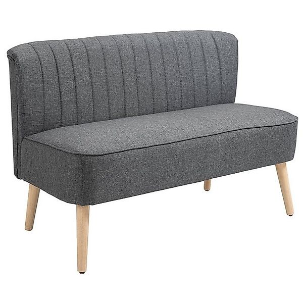 HOMCOM 2-Sitzer Stoffsofa als 2-Sitzer günstig online kaufen