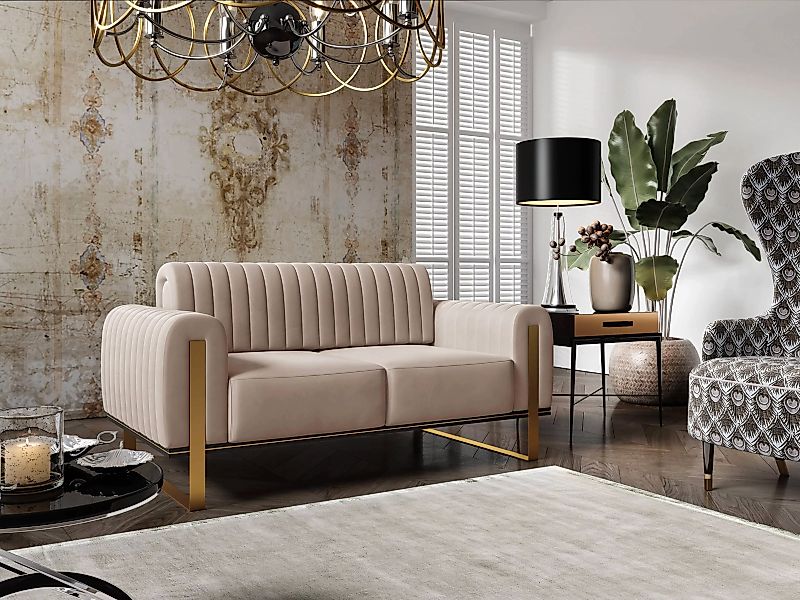 NADUVI Collection | 2-Sitzer-Sofa Nouveau-Samt günstig online kaufen