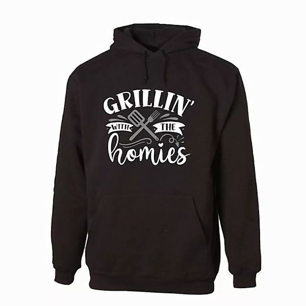 G-graphics Hoodie Grillin with the homies Unisex mit trendigem Frontprint m günstig online kaufen