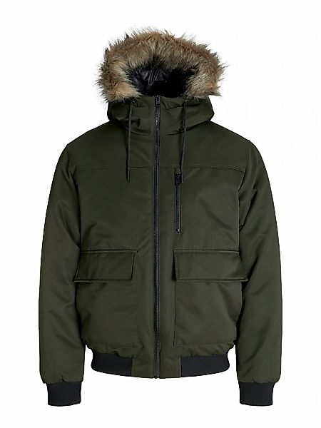 Jack & Jones Bomberjacke "JJCHARLIE DETACHABLE FAUX FUR BOMBER" mit Kapuze günstig online kaufen