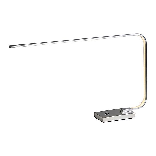 Näve Leuchten LED-Tischleuchte Chrom Metall B/H/T: ca. 60x32x10 cm günstig online kaufen