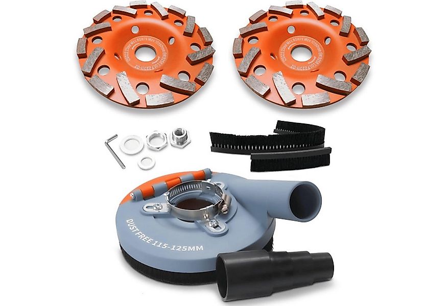 Fanzwork Winkelschleifer Absaughaube für Winkelschleifer+2x125 mm Diamantsc günstig online kaufen
