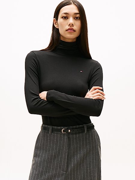Tommy Hilfiger Langarmshirt SLIM 5X2 RIB günstig online kaufen