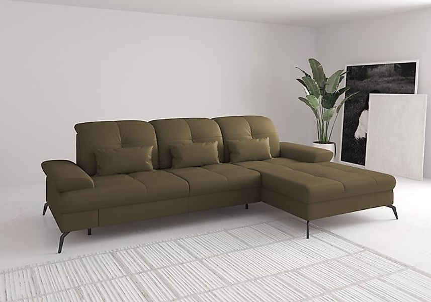 sit&more Ecksofa »Amica, L-Form, inkl. Sitztiefenverstellung & Armteilverst günstig online kaufen