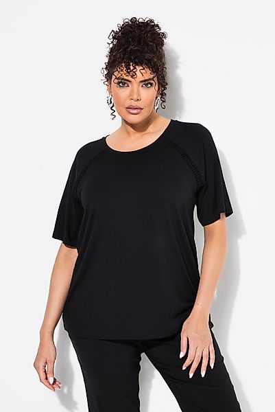 Ulla Popken T-Shirt T-Shirt Zierbänder Classic günstig online kaufen
