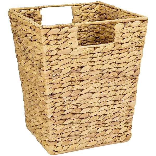HMF 37251 Papierkorb Büro Aufbewahrungskorb Geflochten Wasserhyazinthe Ecki günstig online kaufen