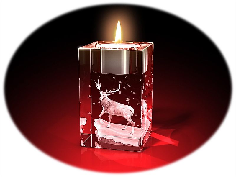 GLASFOTO.COM Teelichthalter Advents-Teelichthalter (einzeln), Weihnachten, günstig online kaufen