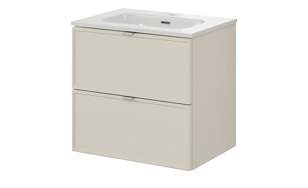 Waschtischkombination  Behler See ¦ beige ¦ Maße (cm): B: 61 H: 58,7 T: 46. günstig online kaufen