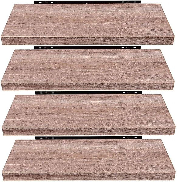 EUGAD Wandregal, 4-tlg., Holz Board Modern günstig online kaufen