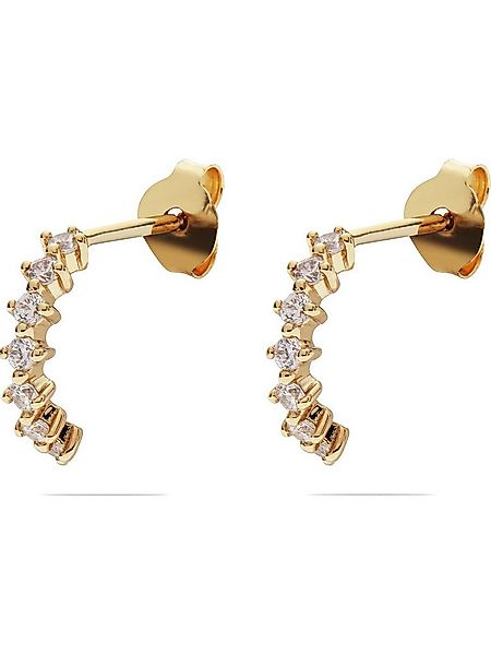 FAVS Paar Ohrstecker FAVS Damen-Ohrstecker 375er Gelbgold 14 Zirkonia günstig online kaufen