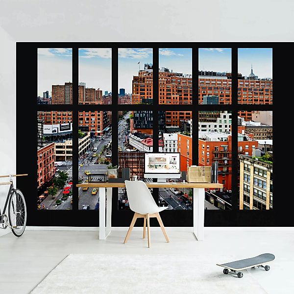 Fototapete New York Fensterblick II günstig online kaufen