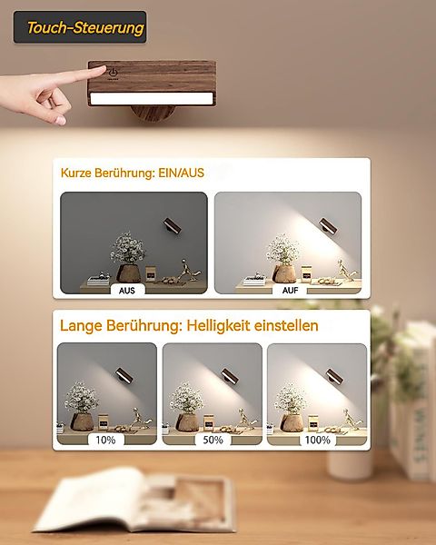 BlingBin LED Wandleuchte Wandlampe Akku Innen, günstig online kaufen