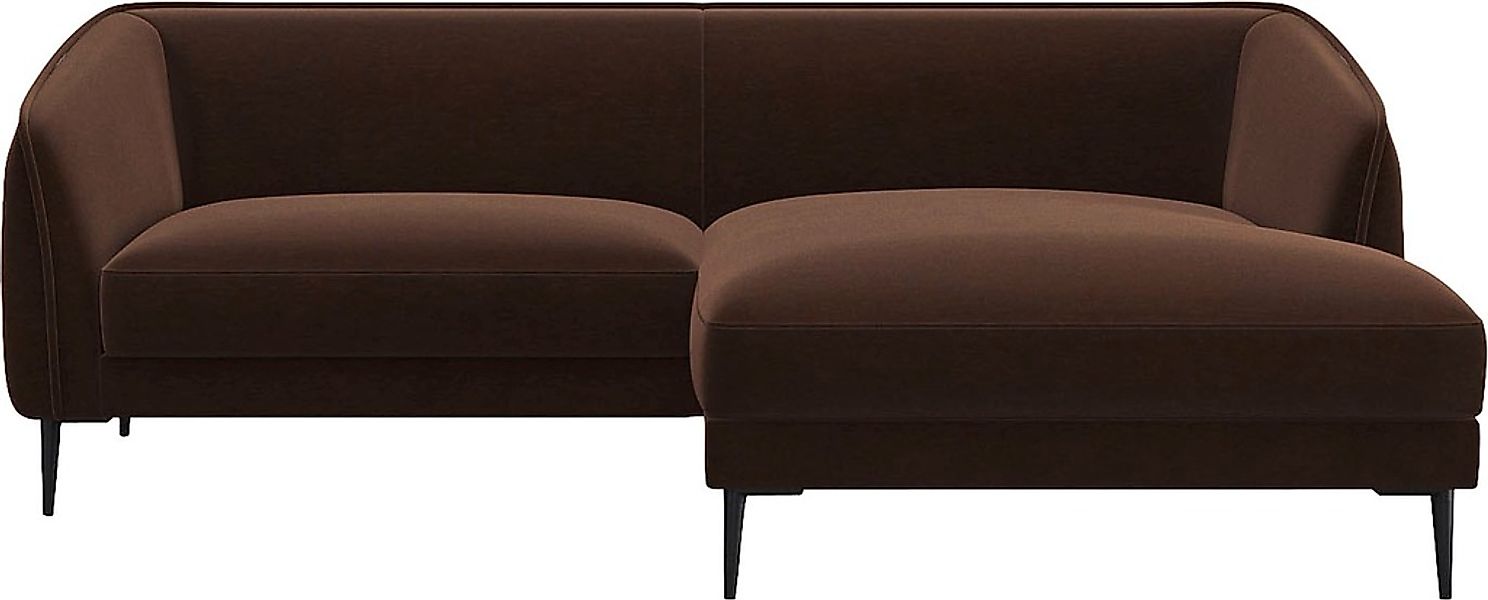 FLEXLUX Ecksofa "Belle Designsofa, bequem durch Kaltschaum im Sitz", Skandi günstig online kaufen
