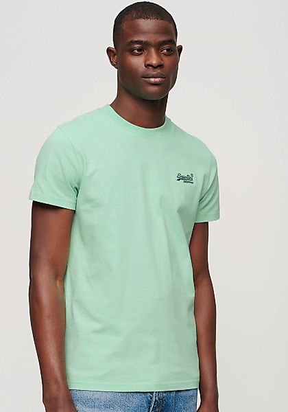 Superdry Rundhalsshirt "ESSENTIAL LOGO EMB TEE" günstig online kaufen
