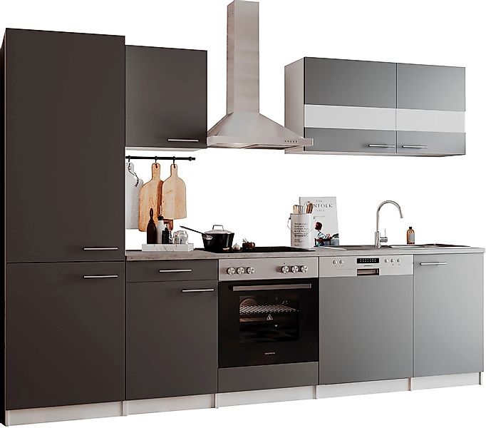 RESPEKTA Küchenzeile "Malia" Breite 280 cm, mit Soft-Close, in exklusiver K günstig online kaufen