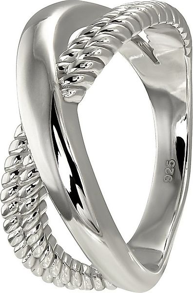 SilberDream Silberring SilberDream Ring Crossed Gr.56 (Fingerring), Damen R günstig online kaufen