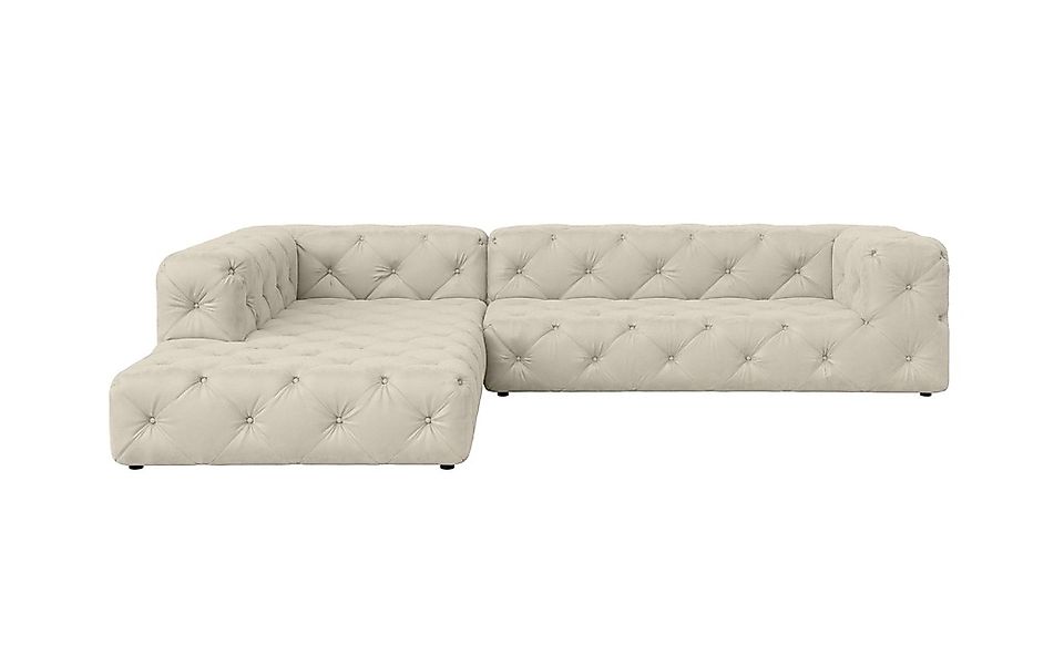 Places of Style Ecksofa "FOLLINA", L-Form, mit klassischer Chesterfield-Kno günstig online kaufen