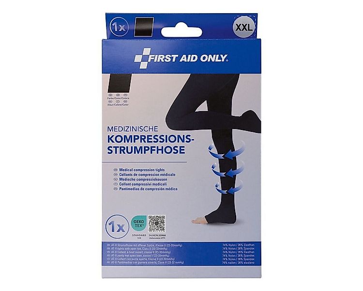 FIRST AID ONLY® Kompressionsstrümpfe Strumpfhose Zehen offen günstig online kaufen