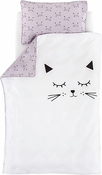 Träumeland Babybettwäsche "kuschelweiche Bettwäsche Schmusekatze" 2 Stk. tl günstig online kaufen