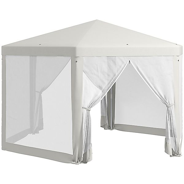 MC Star Pavillon 4x4m Sechseckiges Partyzelt günstig online kaufen