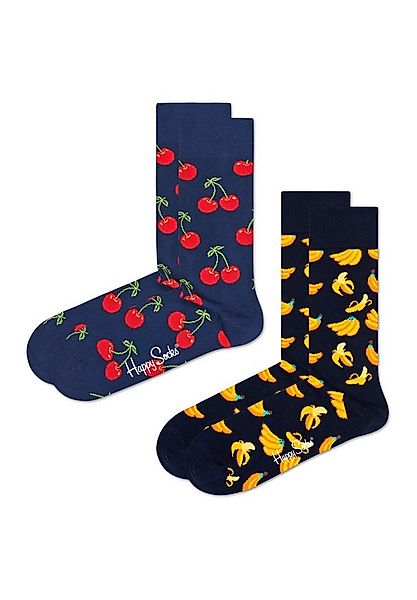Happy Socks Basicsocken 2-Pack Classic Cherry Socks aus nachhaltiger Baumwo günstig online kaufen