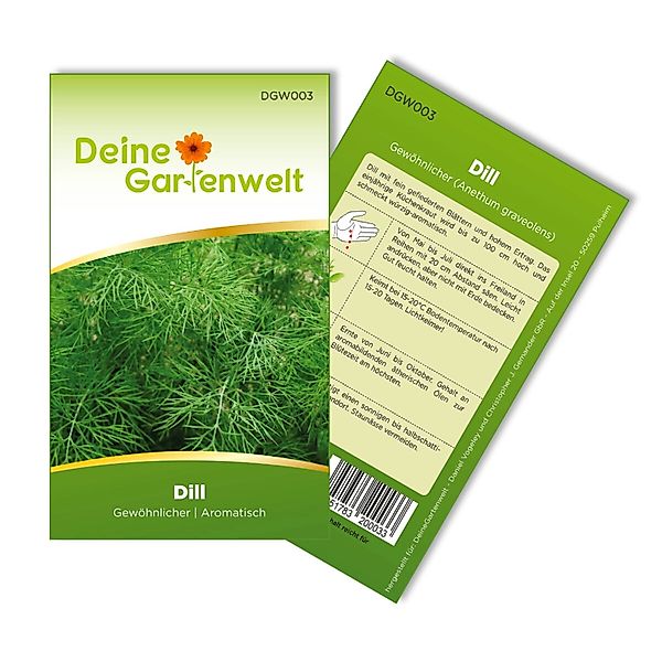 Deine Gartenwelt Dill Gewöhnlicher Samen günstig online kaufen