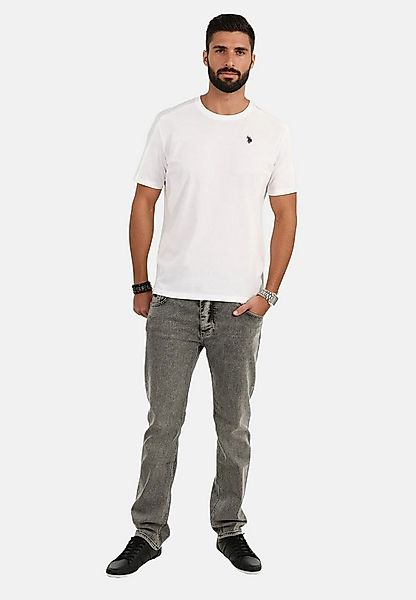 U.S. Polo Assn. T-Shirt USNaash – Herren Basic Shirt aus 100 % Baumwolle Kl günstig online kaufen